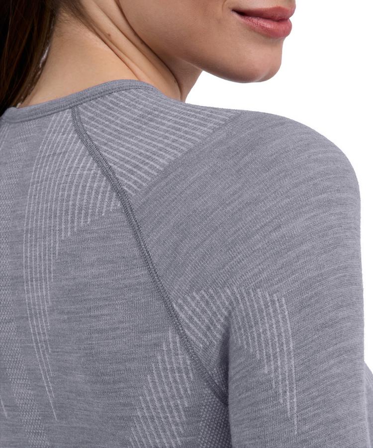 Falke Falke Wool-tech Longsleeve Funktionsshirt Damen - grey-heather (3757) - 3 | SportScheck