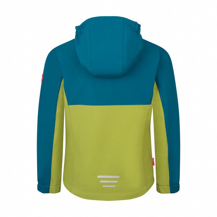 Trollkids Trollkids Kristiansand Softshelljacke Kinder - pear green-lagoon green-sahara sunset - 0 | SportScheck