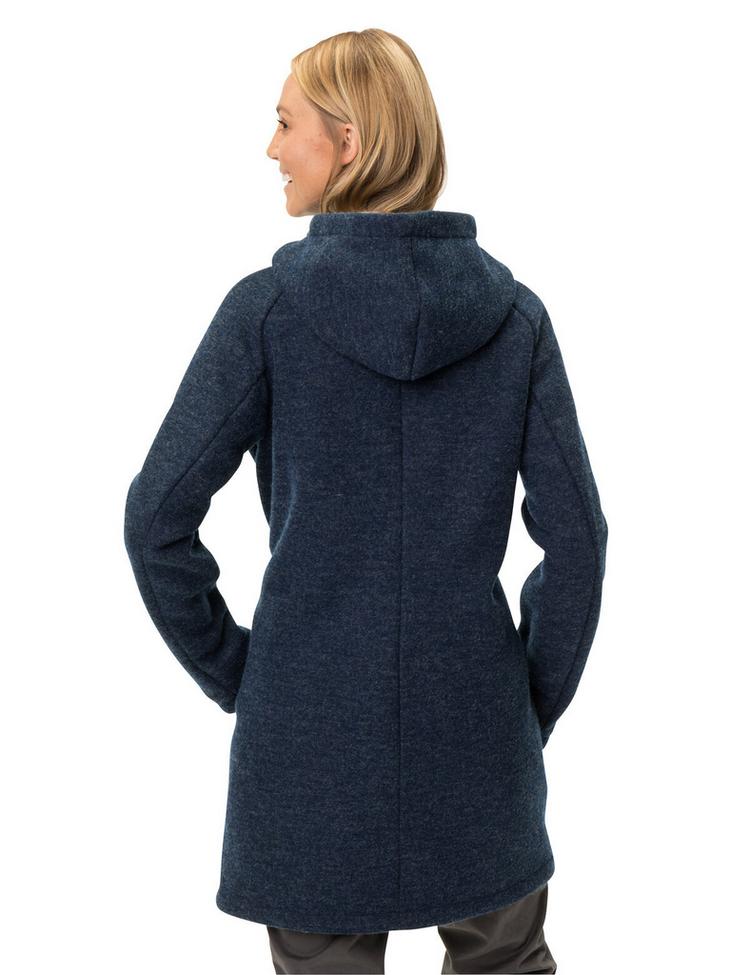 VAUDE VAUDE Tinshan III Wollmantel Damen - dark sea - 1 | SportScheck