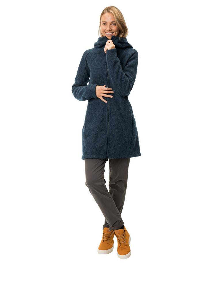 VAUDE VAUDE Tinshan III Wollmantel Damen - dark sea - 2 | SportScheck