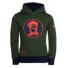 Trollkids Troll Hoodie Kinder - Waldgr&uuml;n/Marineblau