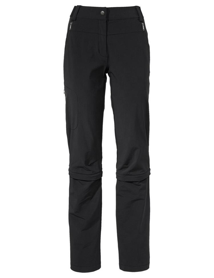 VAUDE VAUDE Farley Stretch Capri T-Zip Zipphose Damen - black - 0 | SportScheck