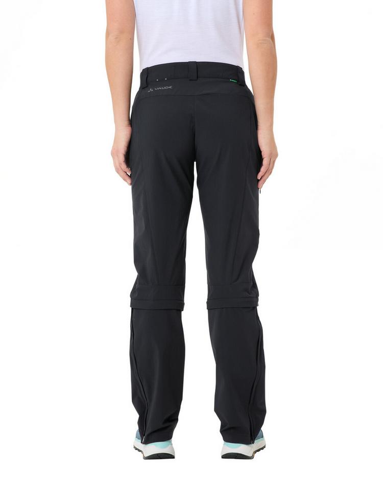 VAUDE VAUDE Farley Stretch Capri T-Zip Zipphose Damen - black - 1 | SportScheck
