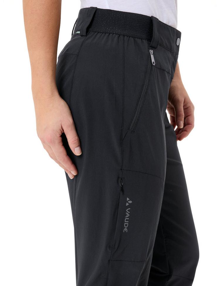 VAUDE VAUDE Farley Stretch Capri T-Zip Zipphose Damen - black - 0 | SportScheck