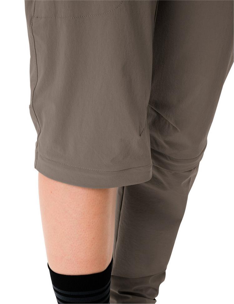 VAUDE VAUDE Farley Stretch Capri T-Zip Zipphose Damen - coconut - 1 | SportScheck
