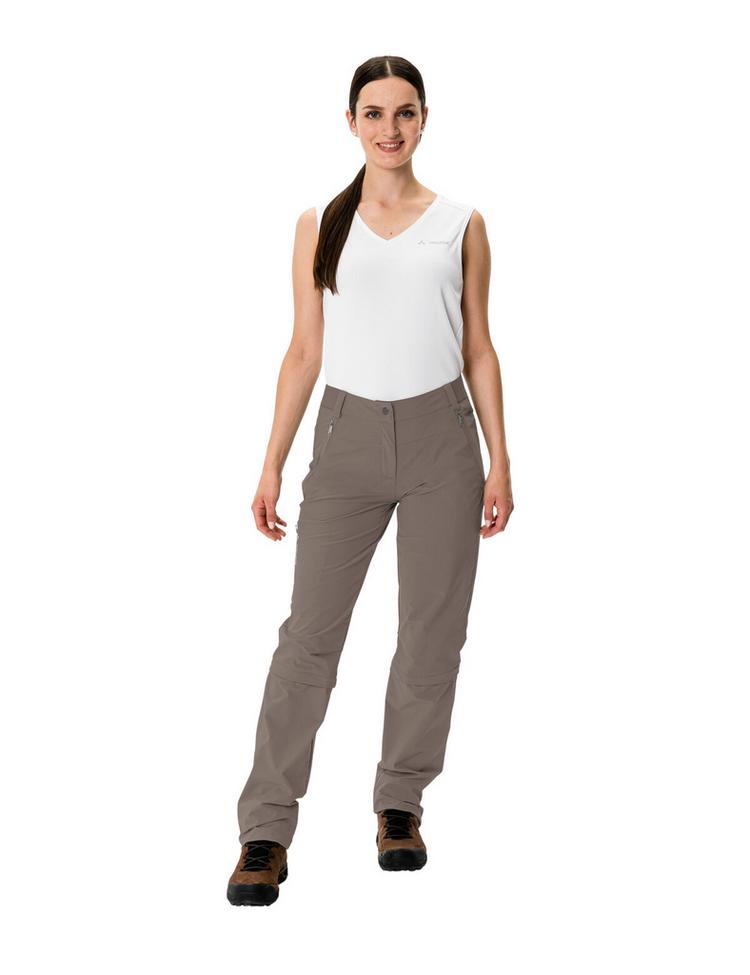 VAUDE VAUDE Farley Stretch Capri T-Zip Zipphose Damen - coconut - 2 | SportScheck