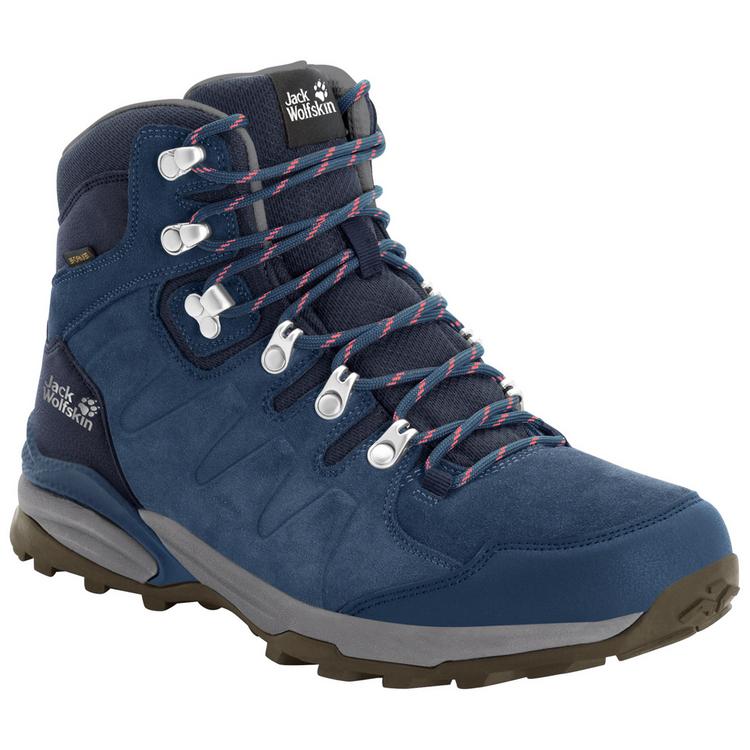 Jack Wolfskin Jack Wolfskin REFUGIO TEXAPORE MID Wanderschuhe Damen - dark blue-grey - 6 | SportScheck