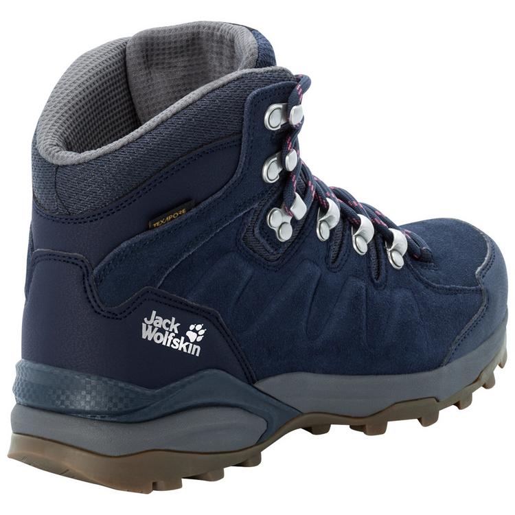 Jack Wolfskin Jack Wolfskin REFUGIO TEXAPORE MID Wanderschuhe Damen - dark blue-grey - 7 | SportScheck