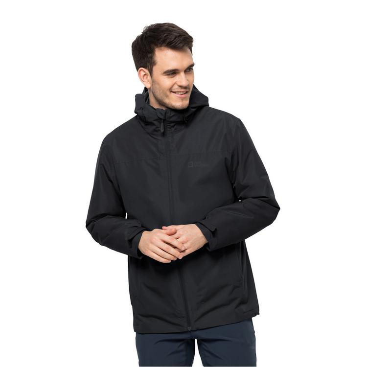 Jack Wolfskin Jack Wolfskin TAUBENBERG 3IN1 Doppeljacke Herren - black - 9 | SportScheck