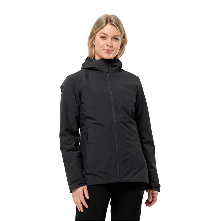 Jack Wolfskin Jack Wolfskin MOONRISE 3IN1 Doppeljacke Damen - black - 12 | SportScheck