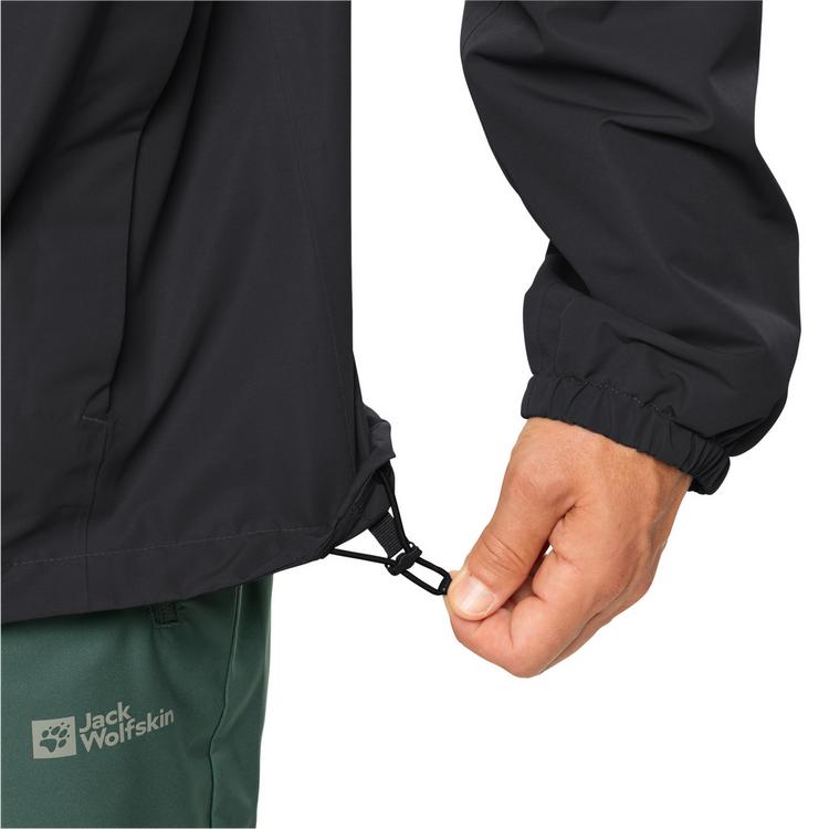 Jack Wolfskin Jack Wolfskin STORMY POINT 2L Regenjacke Herren - black - 12 | SportScheck