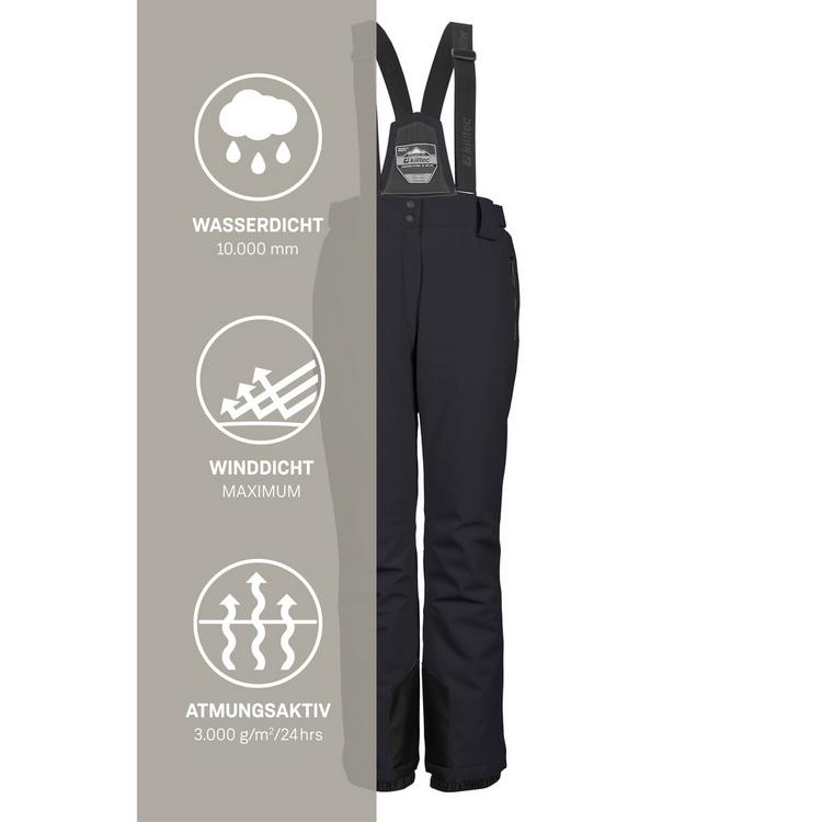 KILLTEC KILLTEC Skihose Damen - schwarz - 10 | SportScheck