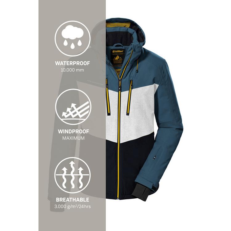 KILLTEC KILLTEC KSW 45 MN SKI JCKT Skijacke Herren - stahlblau - 12 | SportScheck