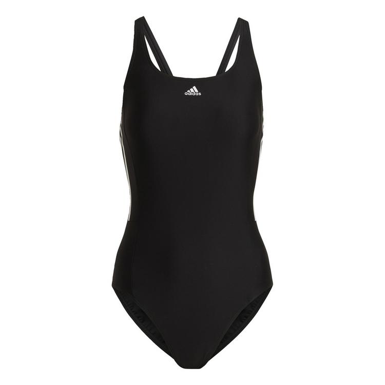 adidas adidas 3S MID SUIT Schwimmanzug Damen - black-white - 0 | SportScheck