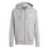 adidas ESSENTIALS FRENCH TERRY Sweatjacke Herren - medium grey heather-white