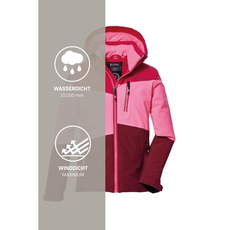 KILLTEC KILLTEC KOW 170 Skijacke M&auml;dchen - pink - 9 | SportScheck