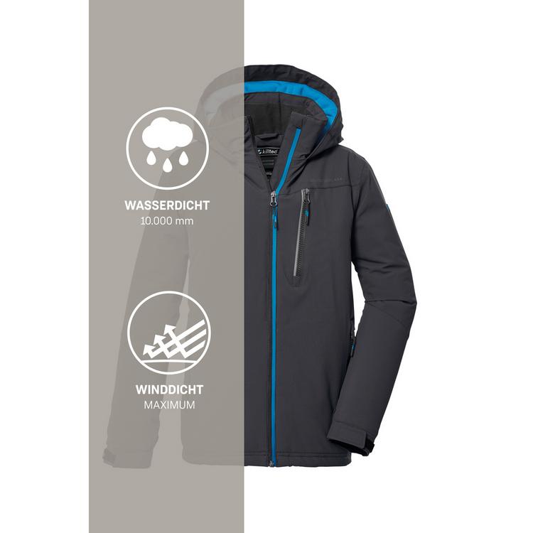 KILLTEC KILLTEC KOW 159 Outdoorjacke Jungen - schwarz blau - 9 | SportScheck