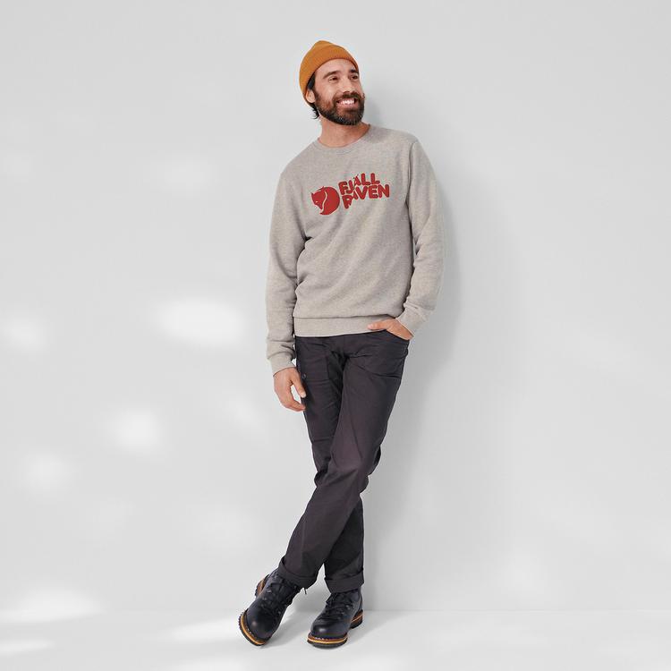 FJ&Auml;LLR&Auml;VEN FJ&Auml;LLR&Auml;VEN Logo Sweatshirt Herren - grey-melange - 2 | SportScheck