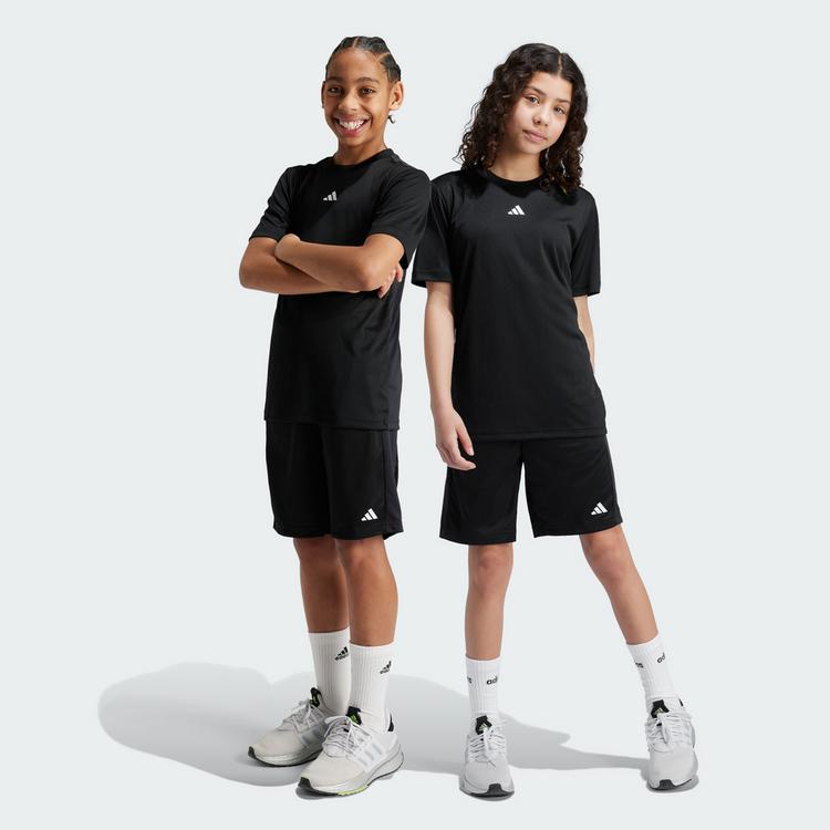 adidas adidas TRAIN ESSENTIALS Funktionsshorts Jungen - black-white - 0 | SportScheck