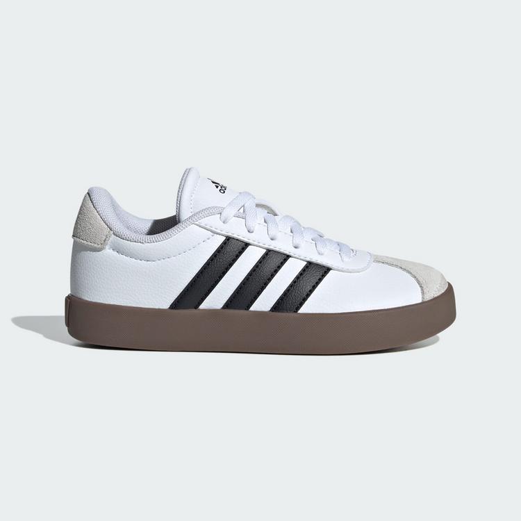 adidas adidas VL COURT 3.0 K Sneaker Kinder - ftwr white-core black-grey one - 6 | SportScheck