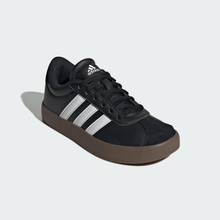 adidas adidas VL COURT 3.0 K Sneaker Kinder - core black-ftwr white-gum - 3 | SportScheck