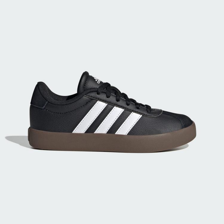 adidas adidas VL COURT 3.0 K Sneaker Kinder - core black-ftwr white-gum - 6 | SportScheck