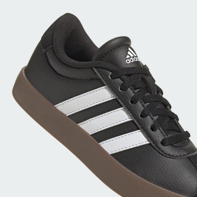 adidas adidas VL COURT 3.0 K Sneaker Kinder - core black-ftwr white-gum - 8 | SportScheck