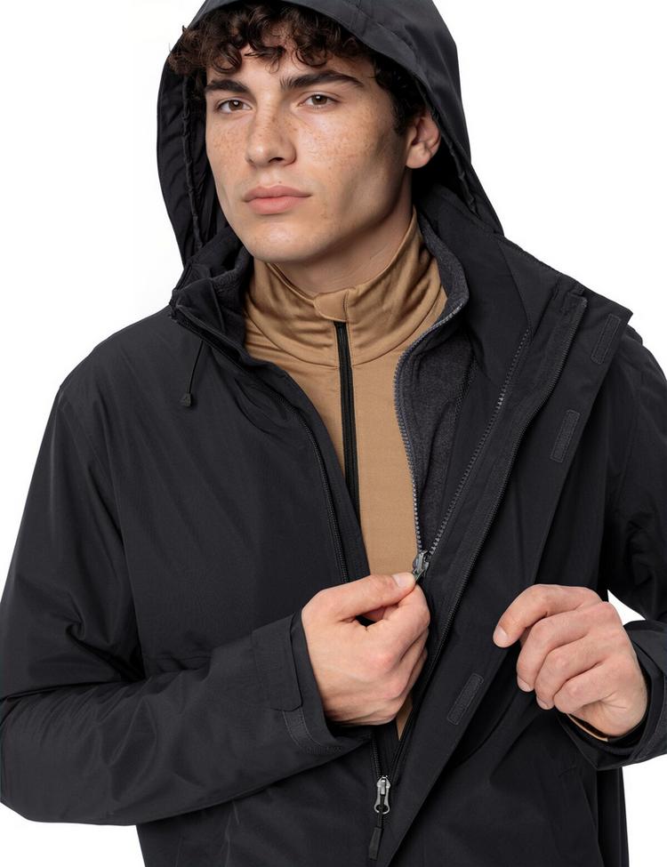 VAUDE VAUDE Rosemoor 3in1 Doppeljacke Herren - black - 0 | SportScheck