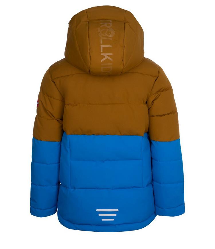 Trollkids Trollkids Gryllefjord Winterjacke Kinder - Bronze/Azurblau/Marine - 0 | SportScheck
