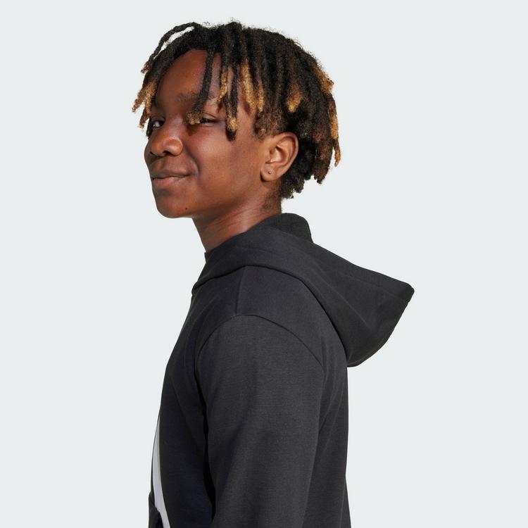 adidas adidas BIG LOGO Hoodie Jungen - Black / White - 0 | SportScheck