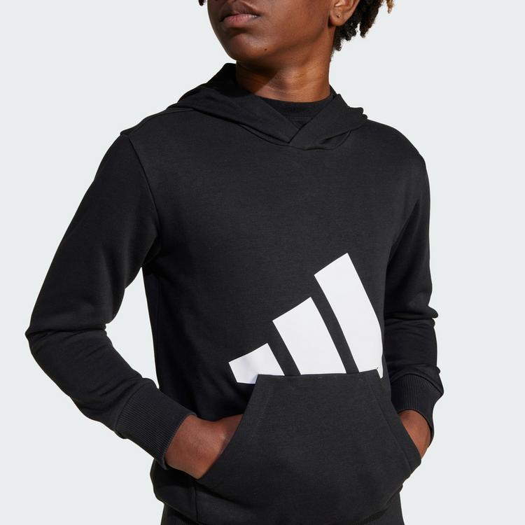 adidas adidas BIG LOGO Hoodie Jungen - Black / White - 1 | SportScheck