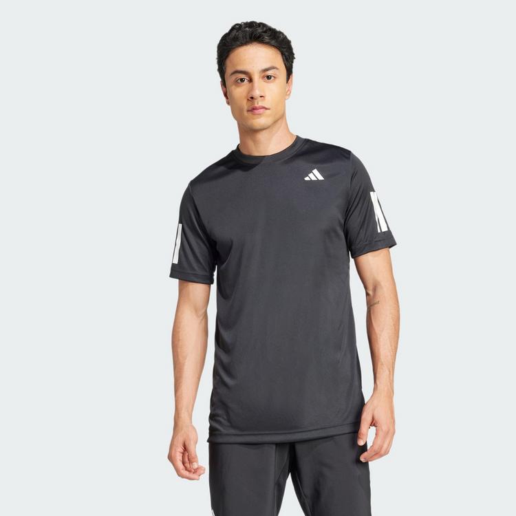 adidas adidas CLUB 3STR Tennisshirt Herren - black - 0 | SportScheck