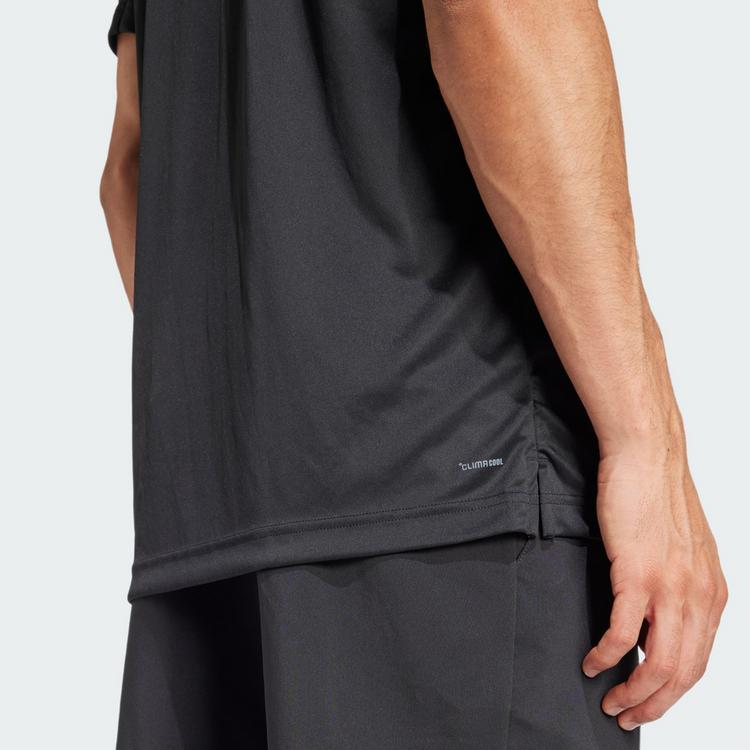 adidas adidas CLUB 3STR Tennisshirt Herren - black - 1 | SportScheck