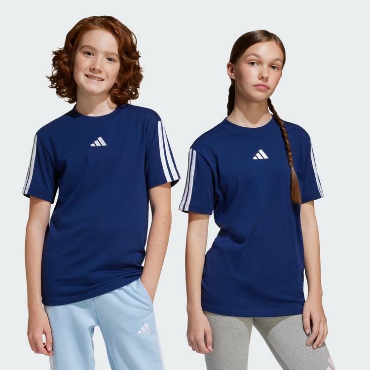 adidas adidas 3 STRIPES T-Shirt Jungen - dark blue-white - 0 | SportScheck