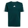 adidas 3 STRIPES T-Shirt Jungen - aurora ivy-white