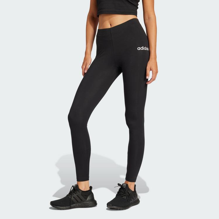 adidas adidas W LIN S Tights Damen - black-white - 0 | SportScheck