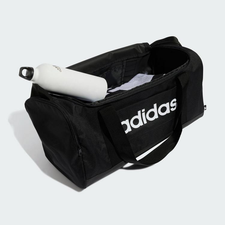 adidas adidas LINEAR DUFFEL S Sporttasche Kinder - black-black-white - 0 | SportScheck
