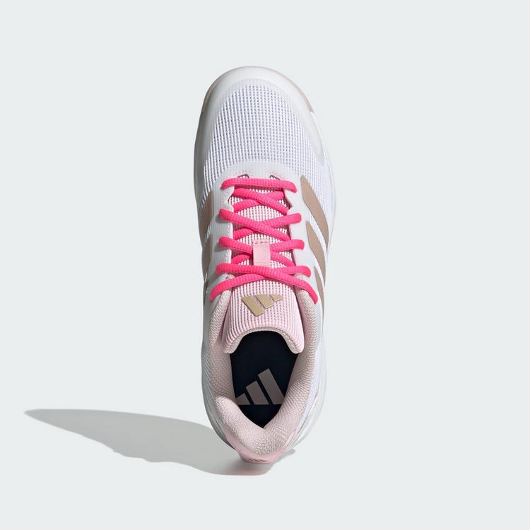 adidas adidas Ubersonic k Tennisschuhe Kinder - owhite-silvmt-powplu - 1 | SportScheck