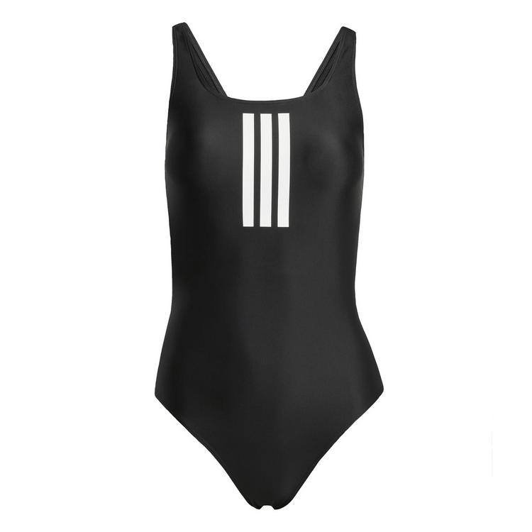 adidas adidas 3S MID SUIT Schwimmanzug Damen - black-white - 0 | SportScheck