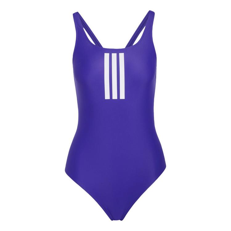 adidas adidas 3S MID SUIT Schwimmanzug Damen - cpurpl-white - 0 | SportScheck