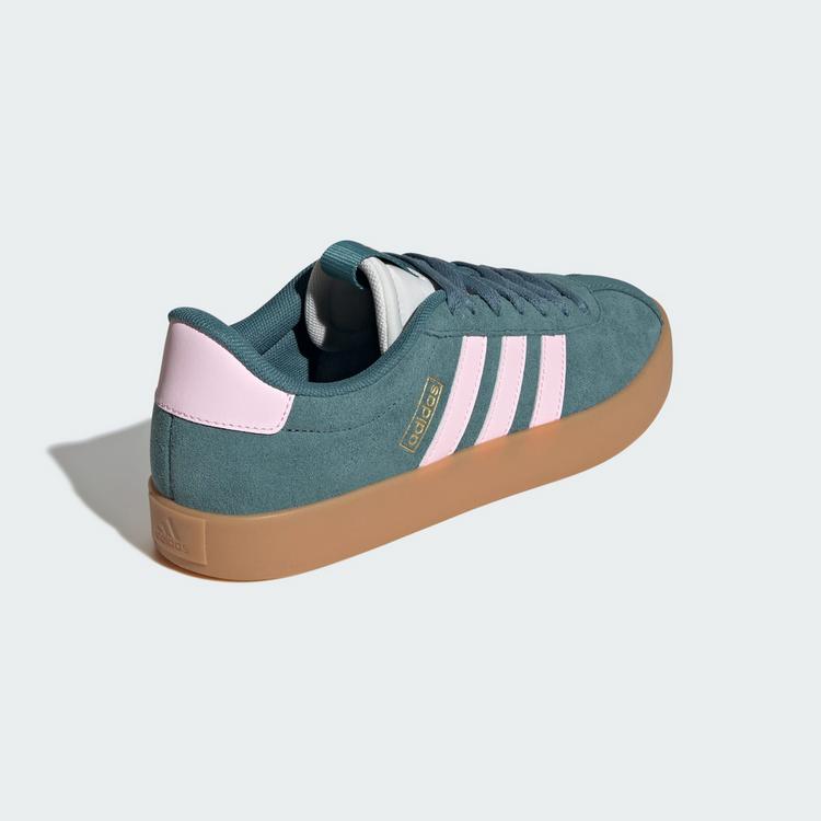 adidas adidas VL COURT 3.0 Sneaker Damen - preloved teal-clear pink-gold metallic - 4 | SportScheck