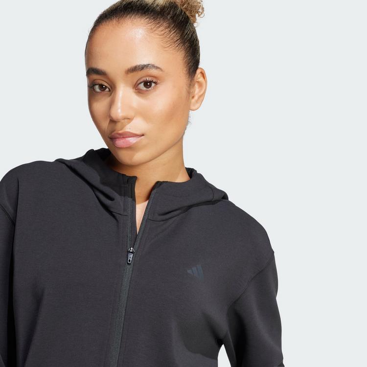 adidas adidas D4T FZ Kapuzenjacke Damen - black - 1 | SportScheck