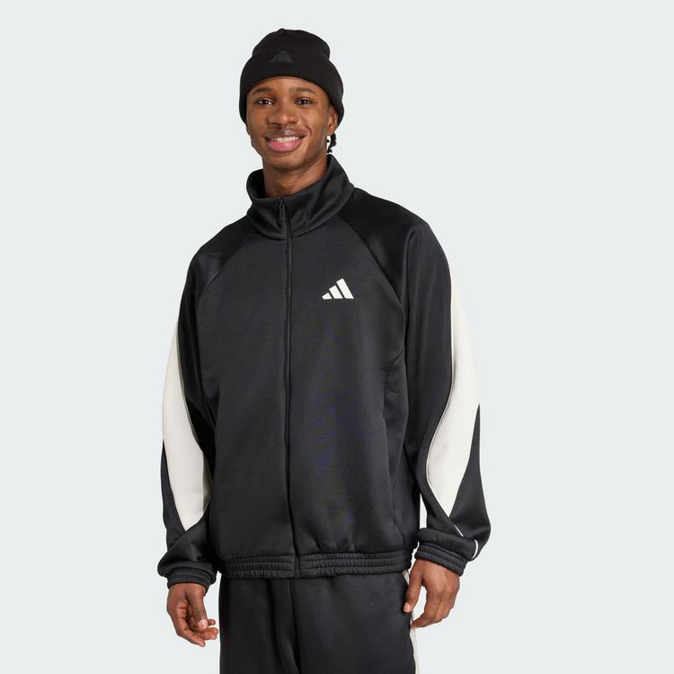 adidas adidas Stadium Polyjacke Herren - black-off white - 0 | SportScheck