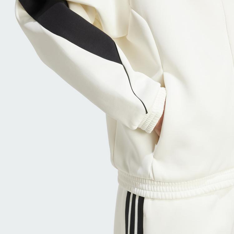 adidas adidas Stadium Polyjacke Herren - off white-black - 1 | SportScheck