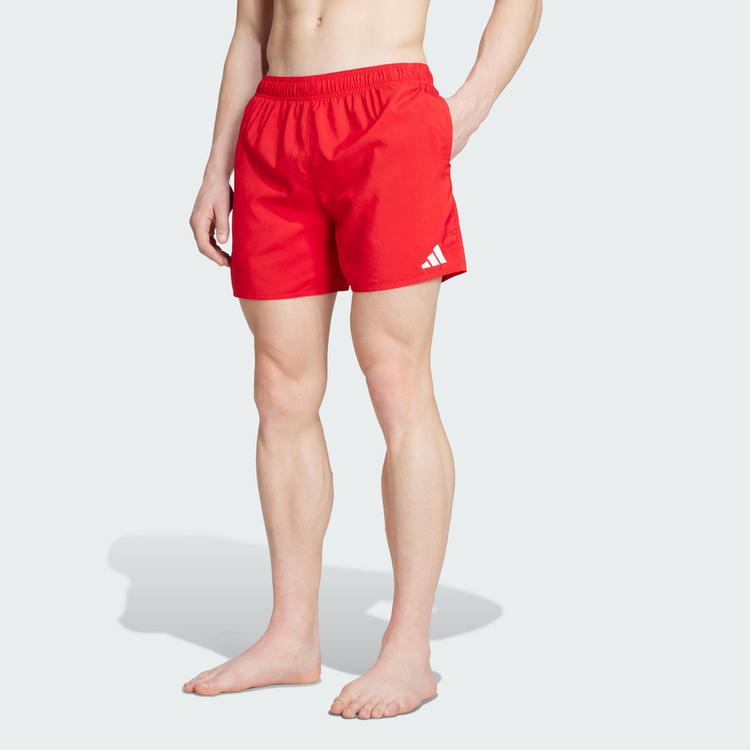 adidas adidas ESS SH 5IN Badehose Herren - better scarlet-white - 0 | SportScheck