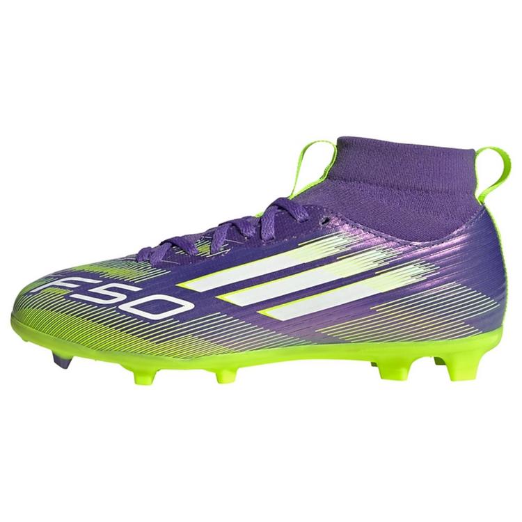 adidas adidas F50 LEAGUE FG-MG MID J Fu&szlig;ballschuhe Kinder - purrus-ftwwht-luclem - 0 | SportScheck