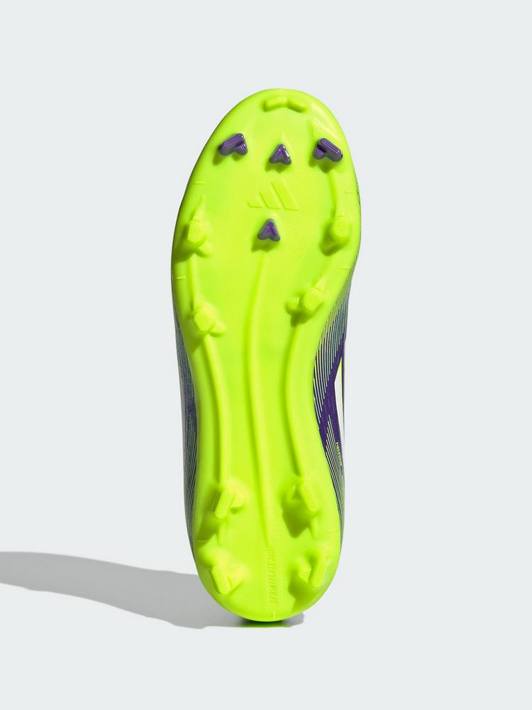 adidas adidas F50 LEAGUE FG-MG MID J Fu&szlig;ballschuhe Kinder - purrus-ftwwht-luclem - 1 | SportScheck