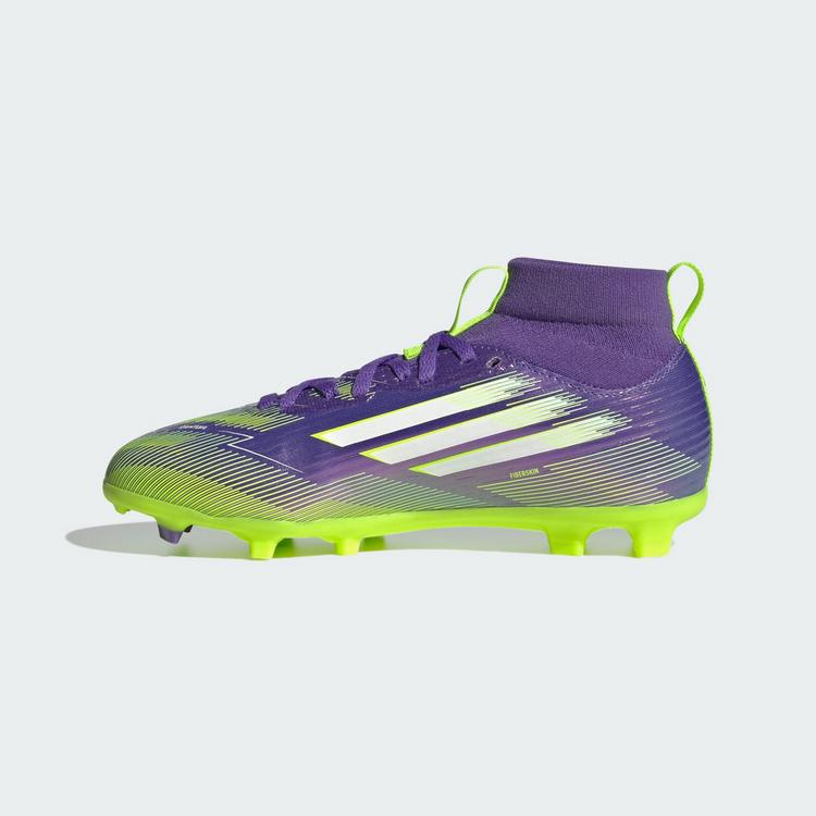adidas adidas F50 LEAGUE FG-MG MID J Fu&szlig;ballschuhe Kinder - purrus-ftwwht-luclem - 4 | SportScheck