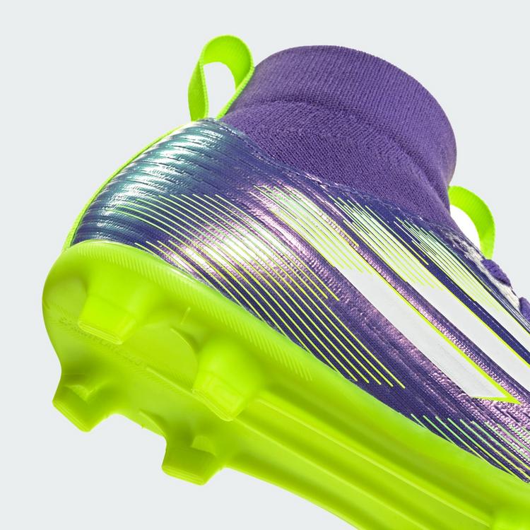 adidas adidas F50 LEAGUE FG-MG MID J Fu&szlig;ballschuhe Kinder - purrus-ftwwht-luclem - 5 | SportScheck