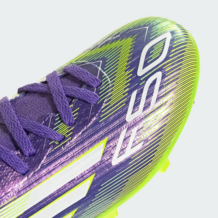 adidas adidas F50 LEAGUE FG-MG MID J Fu&szlig;ballschuhe Kinder - purrus-ftwwht-luclem - 6 | SportScheck